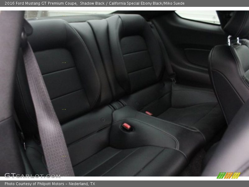 Shadow Black / California Special Ebony Black/Miko Suede 2016 Ford Mustang GT Premium Coupe