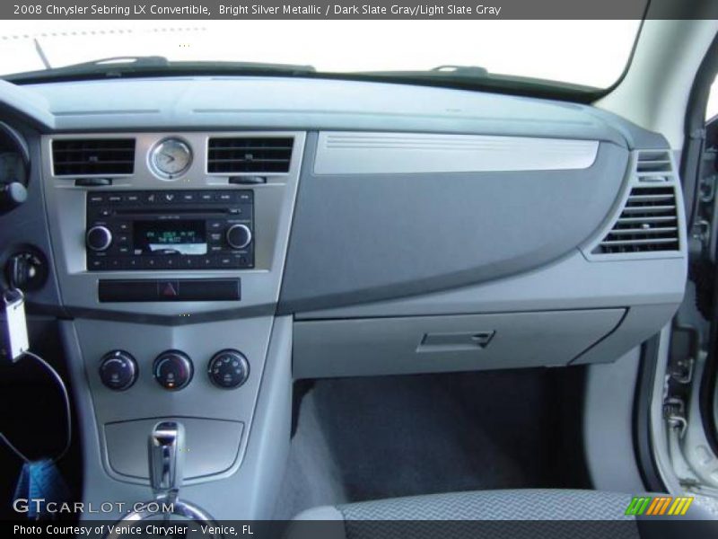 Bright Silver Metallic / Dark Slate Gray/Light Slate Gray 2008 Chrysler Sebring LX Convertible
