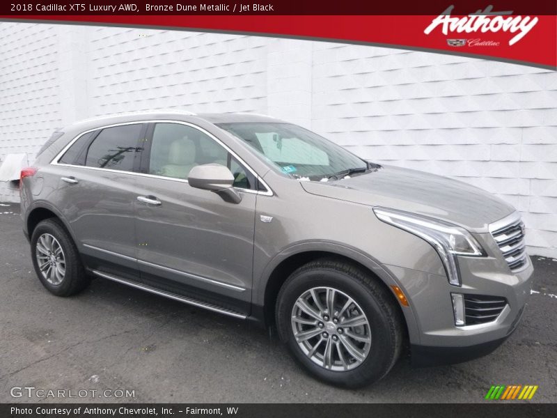 Bronze Dune Metallic / Jet Black 2018 Cadillac XT5 Luxury AWD