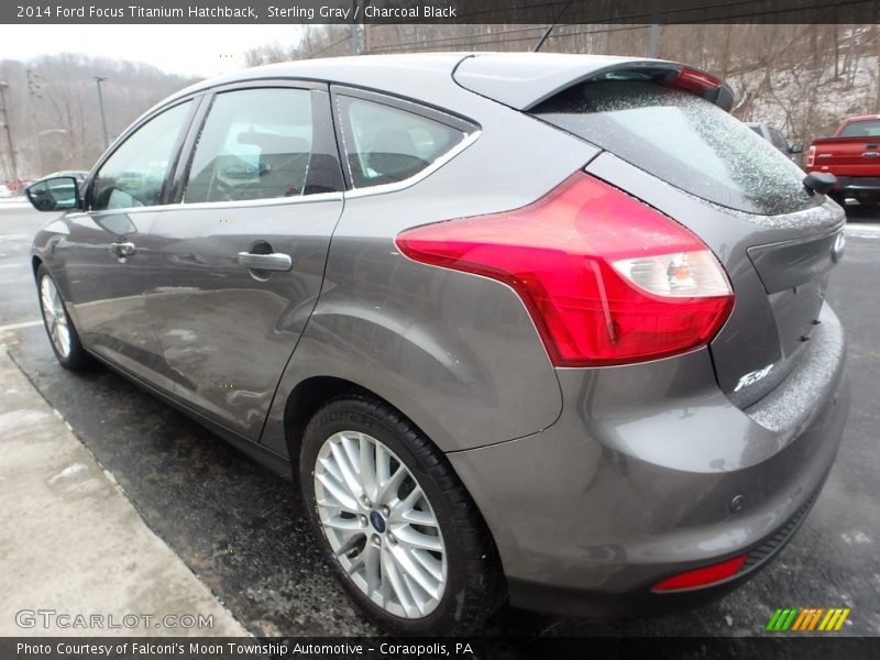 Sterling Gray / Charcoal Black 2014 Ford Focus Titanium Hatchback