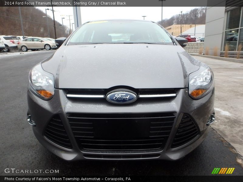 Sterling Gray / Charcoal Black 2014 Ford Focus Titanium Hatchback