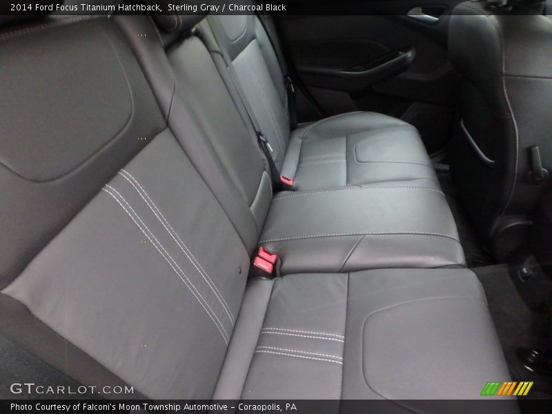 Sterling Gray / Charcoal Black 2014 Ford Focus Titanium Hatchback