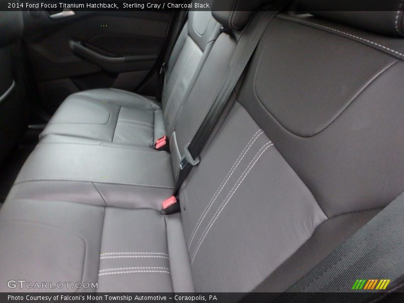 Sterling Gray / Charcoal Black 2014 Ford Focus Titanium Hatchback