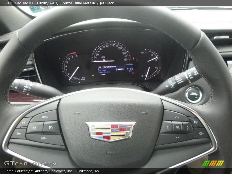 Bronze Dune Metallic / Jet Black 2018 Cadillac XT5 Luxury AWD