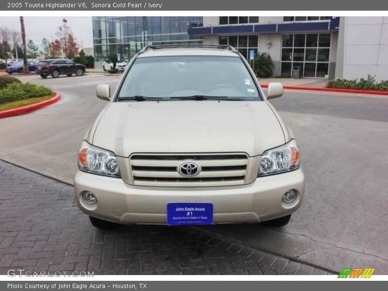 Sonora Gold Pearl / Ivory 2005 Toyota Highlander V6