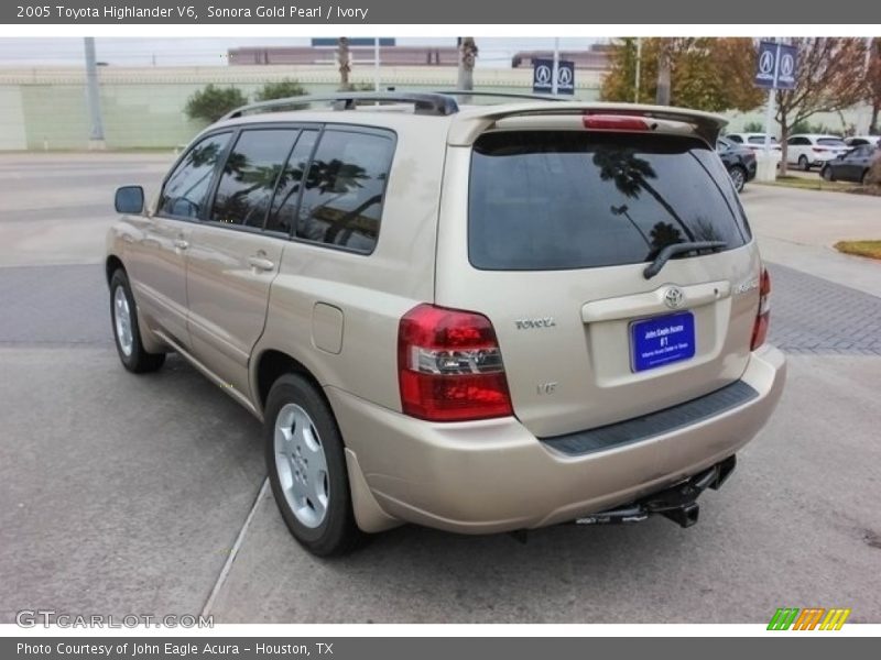 Sonora Gold Pearl / Ivory 2005 Toyota Highlander V6