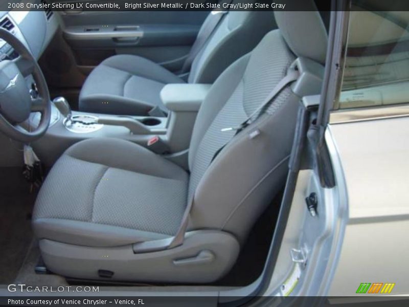 Bright Silver Metallic / Dark Slate Gray/Light Slate Gray 2008 Chrysler Sebring LX Convertible