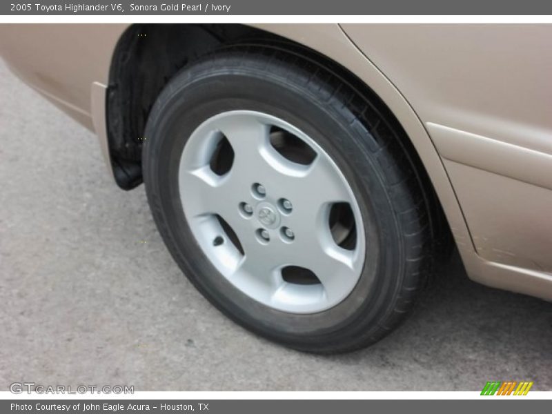 Sonora Gold Pearl / Ivory 2005 Toyota Highlander V6