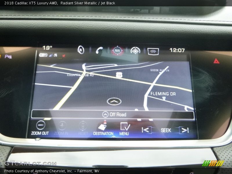Radiant Silver Metallic / Jet Black 2018 Cadillac XT5 Luxury AWD