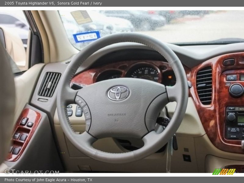 Sonora Gold Pearl / Ivory 2005 Toyota Highlander V6