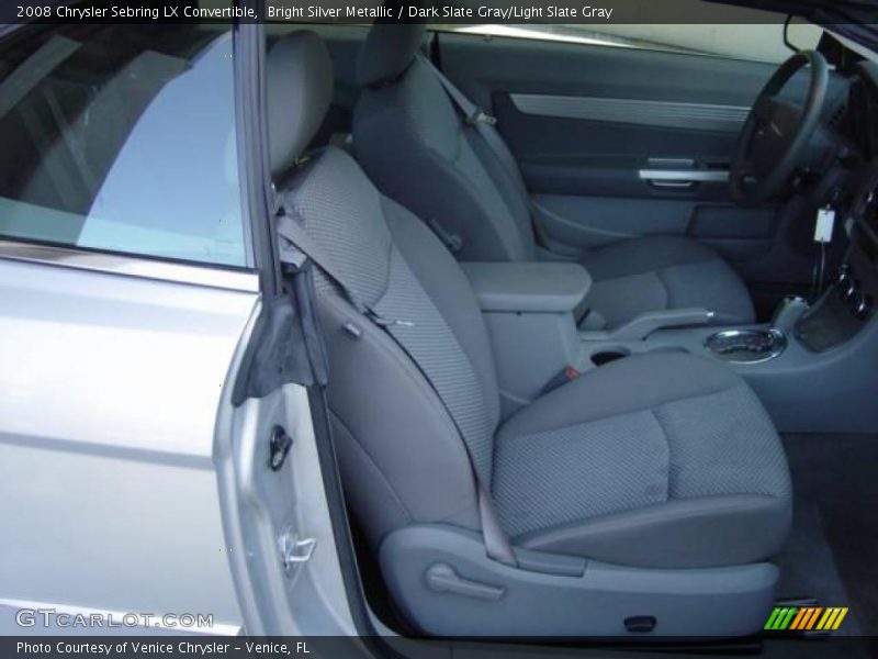 Bright Silver Metallic / Dark Slate Gray/Light Slate Gray 2008 Chrysler Sebring LX Convertible