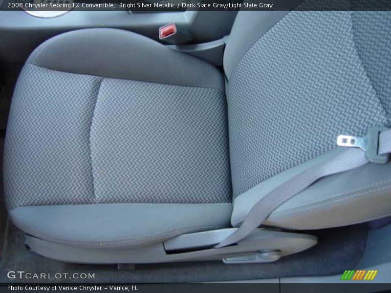 Bright Silver Metallic / Dark Slate Gray/Light Slate Gray 2008 Chrysler Sebring LX Convertible