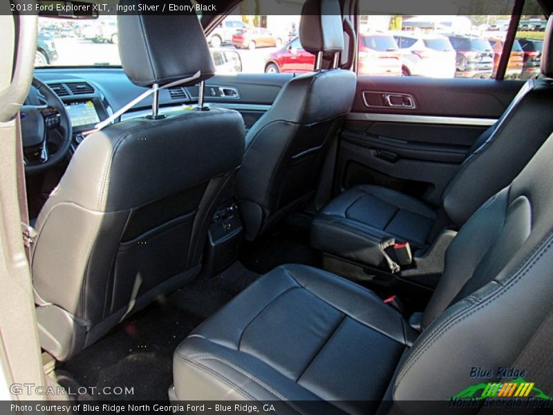 Ingot Silver / Ebony Black 2018 Ford Explorer XLT