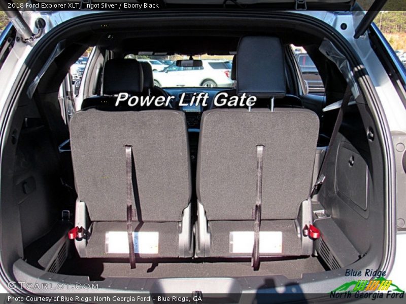 Ingot Silver / Ebony Black 2018 Ford Explorer XLT