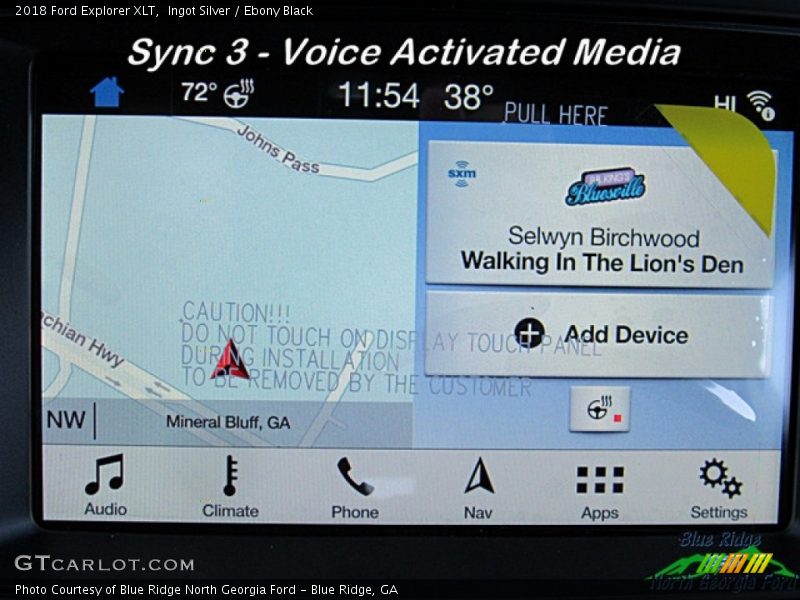 Ingot Silver / Ebony Black 2018 Ford Explorer XLT