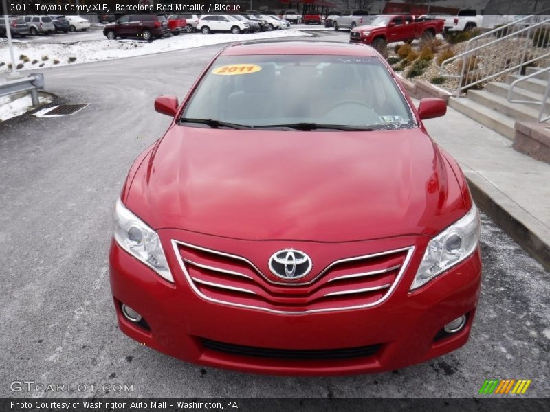 Barcelona Red Metallic / Bisque 2011 Toyota Camry XLE
