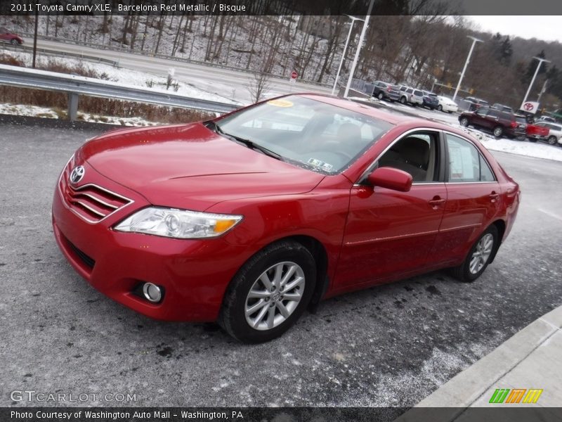Barcelona Red Metallic / Bisque 2011 Toyota Camry XLE