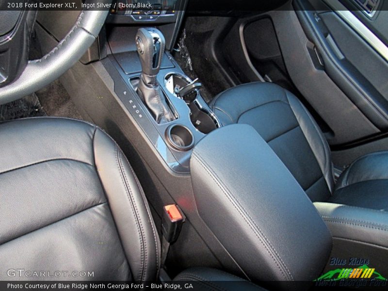Ingot Silver / Ebony Black 2018 Ford Explorer XLT
