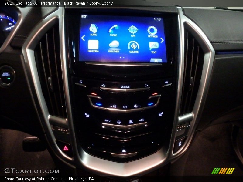 Black Raven / Ebony/Ebony 2016 Cadillac SRX Performance