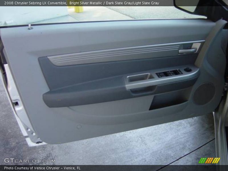 Bright Silver Metallic / Dark Slate Gray/Light Slate Gray 2008 Chrysler Sebring LX Convertible