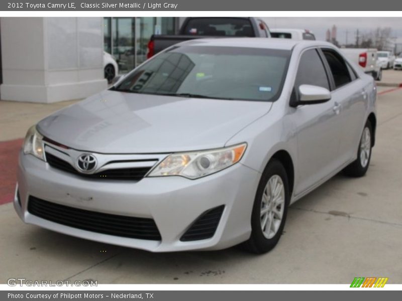 Classic Silver Metallic / Light Gray 2012 Toyota Camry LE