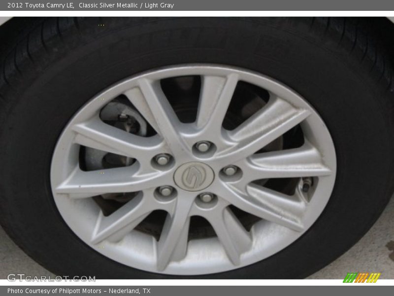 Classic Silver Metallic / Light Gray 2012 Toyota Camry LE