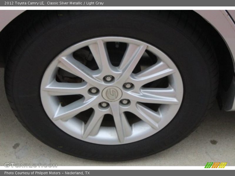 Classic Silver Metallic / Light Gray 2012 Toyota Camry LE