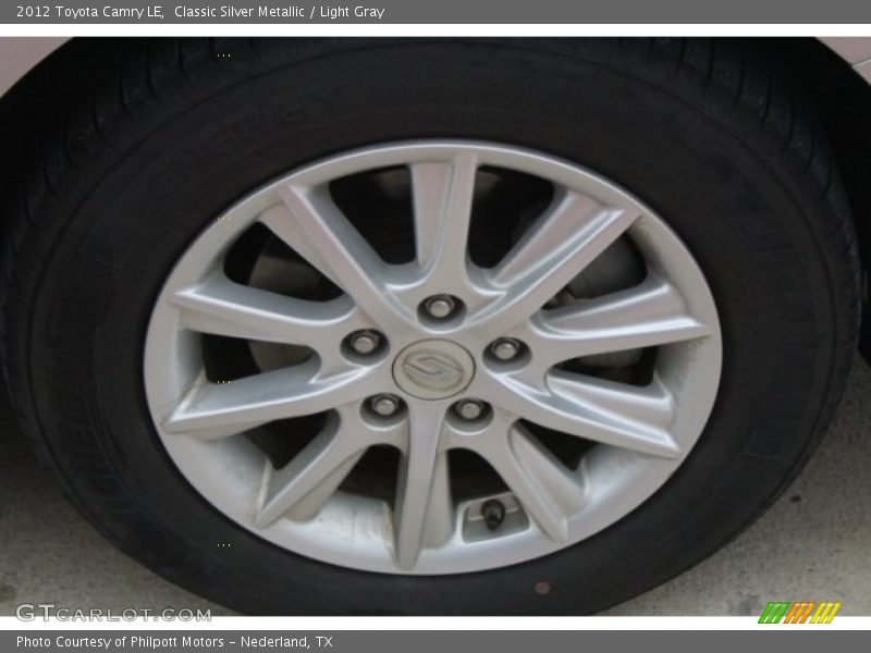 Classic Silver Metallic / Light Gray 2012 Toyota Camry LE