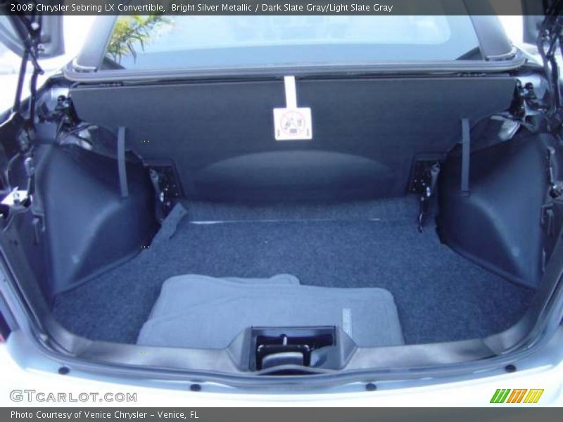 Bright Silver Metallic / Dark Slate Gray/Light Slate Gray 2008 Chrysler Sebring LX Convertible