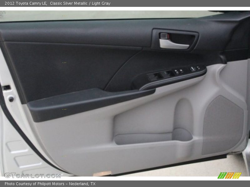 Classic Silver Metallic / Light Gray 2012 Toyota Camry LE