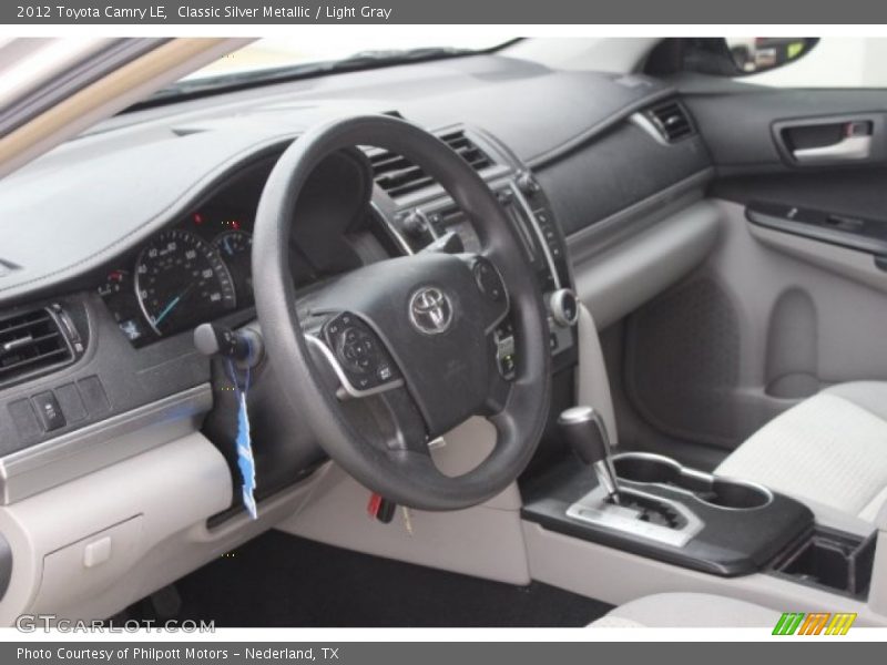 Classic Silver Metallic / Light Gray 2012 Toyota Camry LE