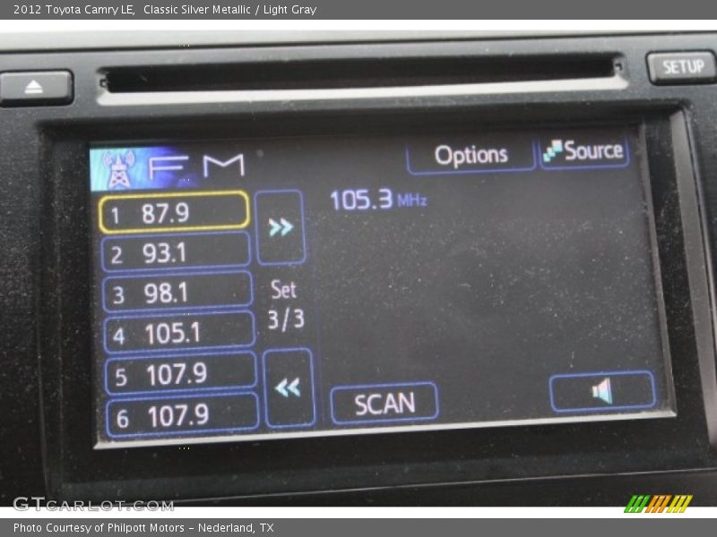 Classic Silver Metallic / Light Gray 2012 Toyota Camry LE