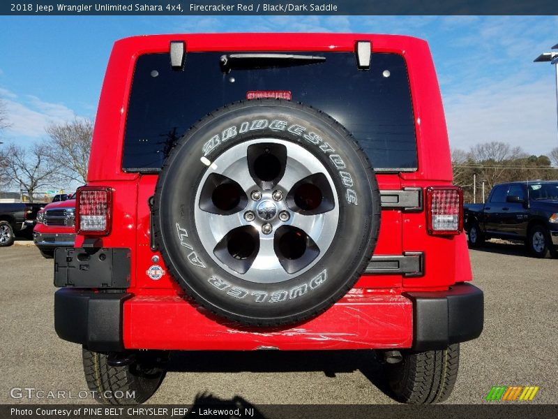 Firecracker Red / Black/Dark Saddle 2018 Jeep Wrangler Unlimited Sahara 4x4