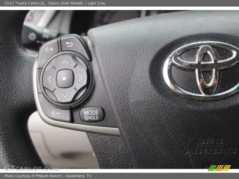 Classic Silver Metallic / Light Gray 2012 Toyota Camry LE