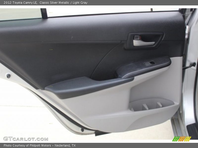 Classic Silver Metallic / Light Gray 2012 Toyota Camry LE