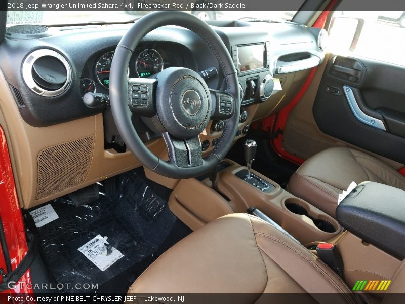 Firecracker Red / Black/Dark Saddle 2018 Jeep Wrangler Unlimited Sahara 4x4