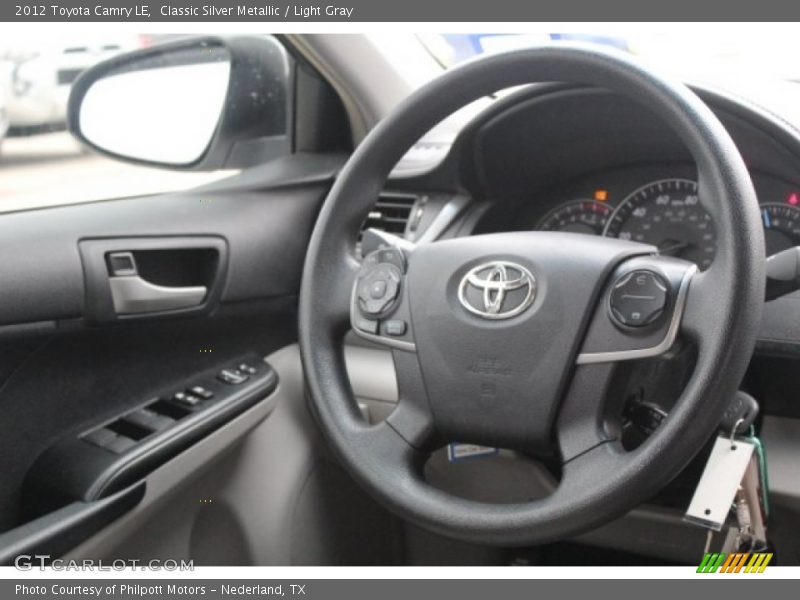 Classic Silver Metallic / Light Gray 2012 Toyota Camry LE