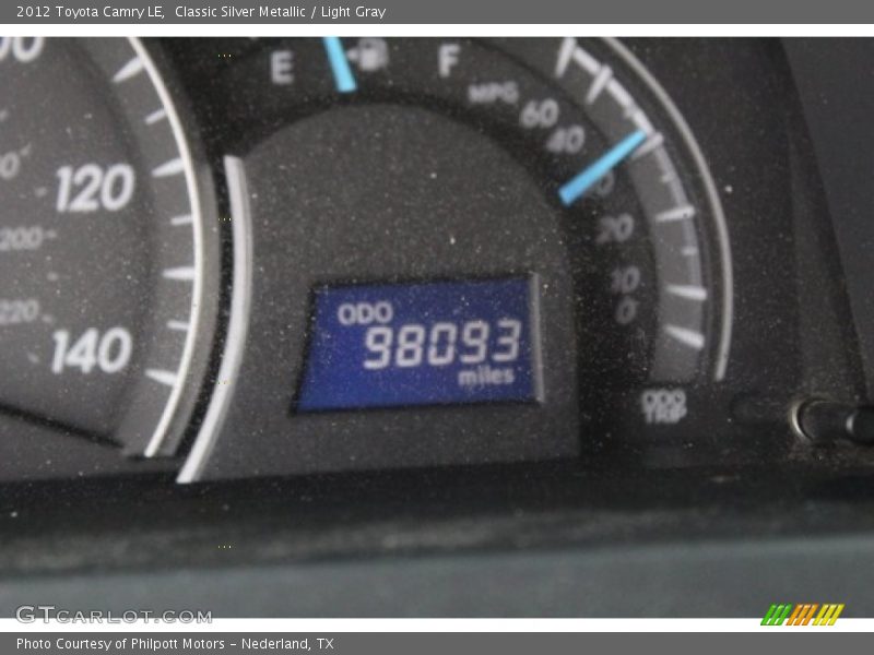 Classic Silver Metallic / Light Gray 2012 Toyota Camry LE