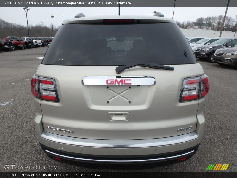 Champagne Silver Metallic / Dark Cashmere 2015 GMC Acadia SLT AWD