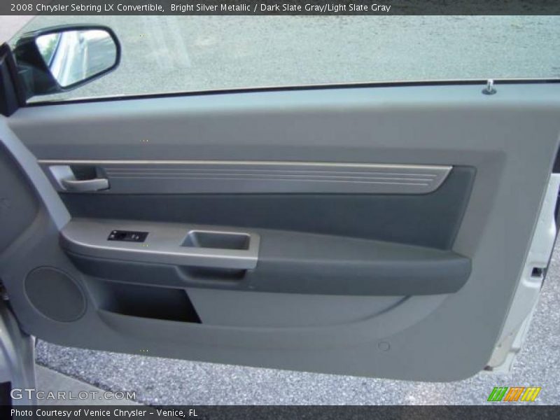Bright Silver Metallic / Dark Slate Gray/Light Slate Gray 2008 Chrysler Sebring LX Convertible