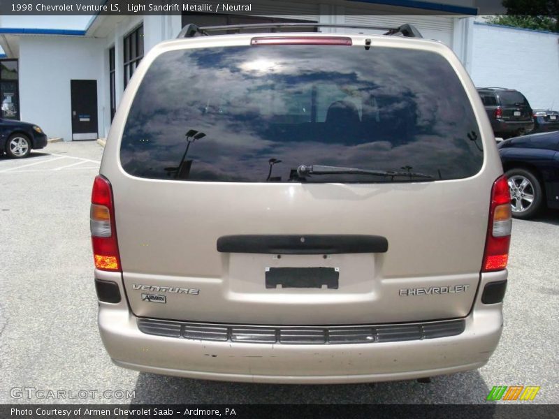 Light Sandrift Metallic / Neutral 1998 Chevrolet Venture LS