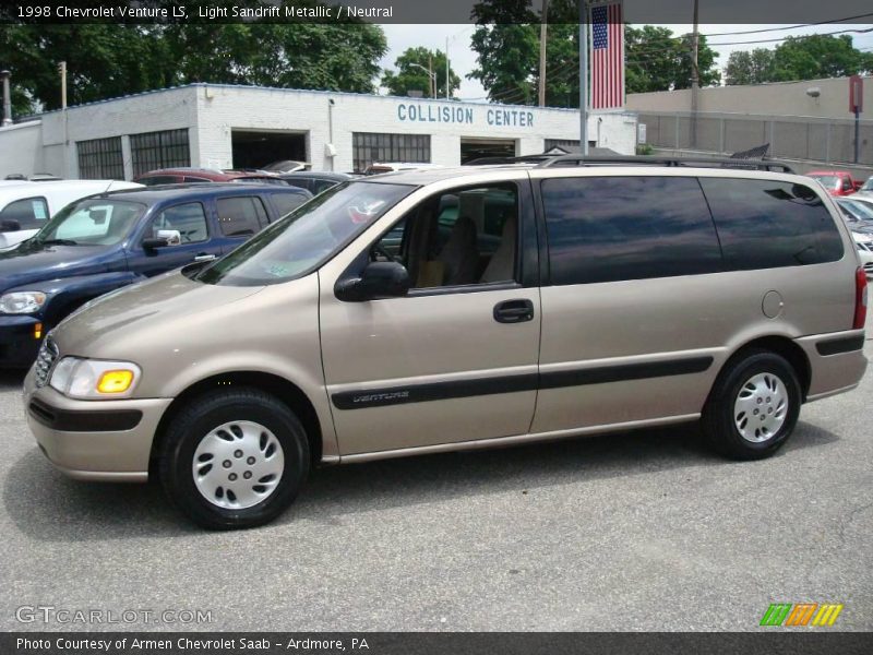Light Sandrift Metallic / Neutral 1998 Chevrolet Venture LS