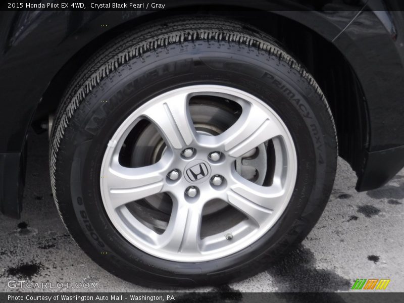 Crystal Black Pearl / Gray 2015 Honda Pilot EX 4WD