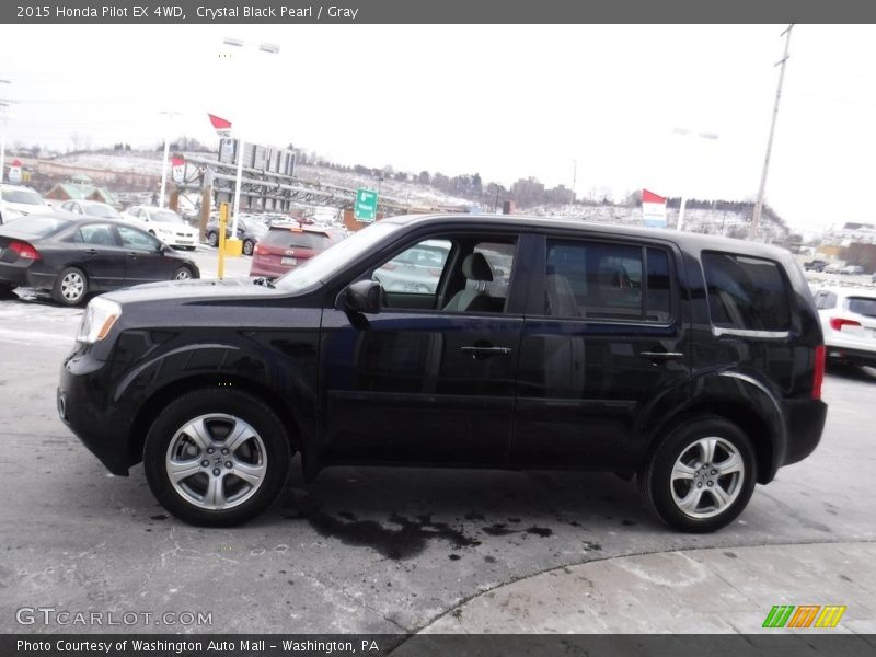 Crystal Black Pearl / Gray 2015 Honda Pilot EX 4WD