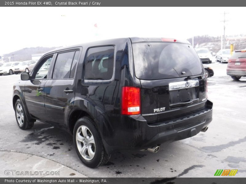 Crystal Black Pearl / Gray 2015 Honda Pilot EX 4WD