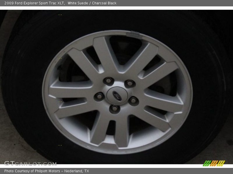 White Suede / Charcoal Black 2009 Ford Explorer Sport Trac XLT