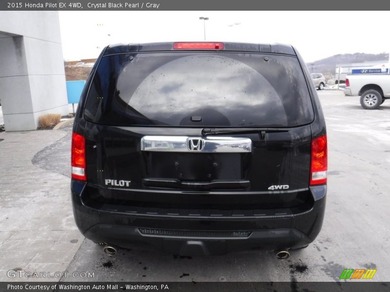 Crystal Black Pearl / Gray 2015 Honda Pilot EX 4WD