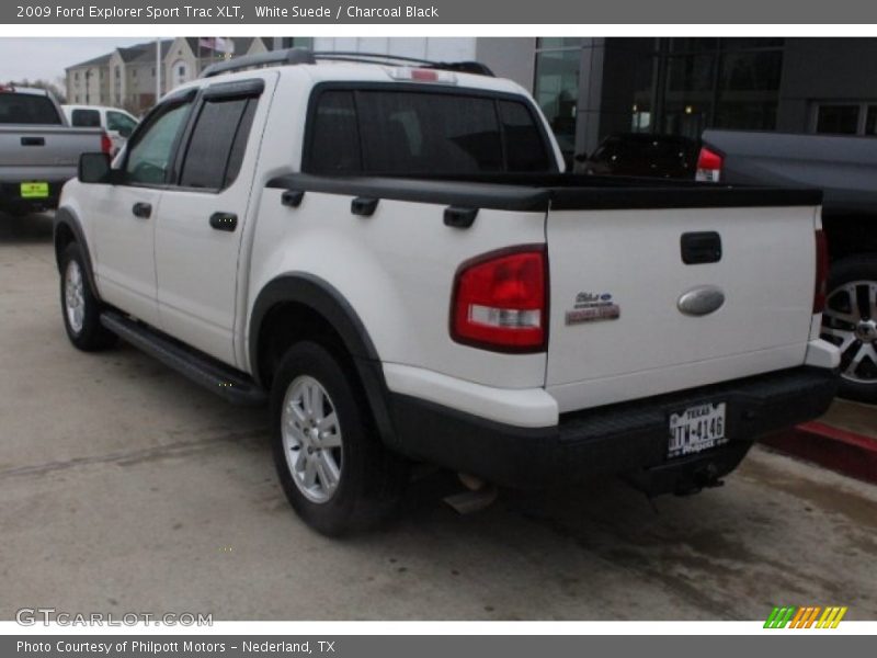 White Suede / Charcoal Black 2009 Ford Explorer Sport Trac XLT