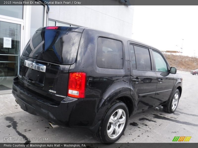 Crystal Black Pearl / Gray 2015 Honda Pilot EX 4WD