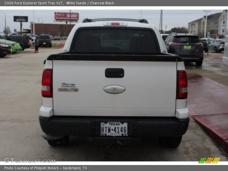 White Suede / Charcoal Black 2009 Ford Explorer Sport Trac XLT